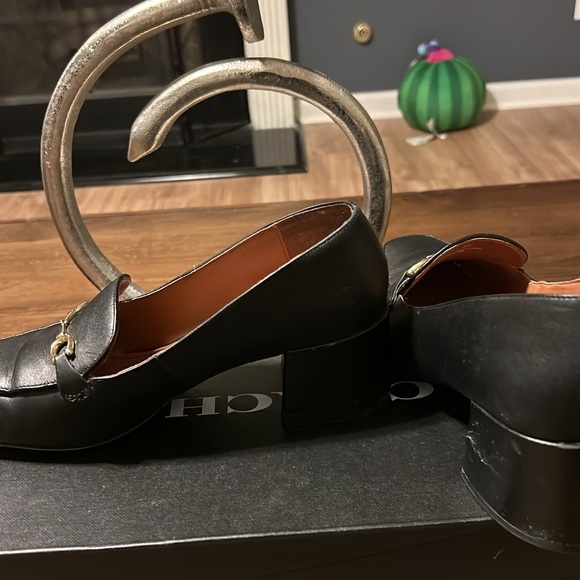 Black Coach shoe with 2” heel - Picture 5 of 6